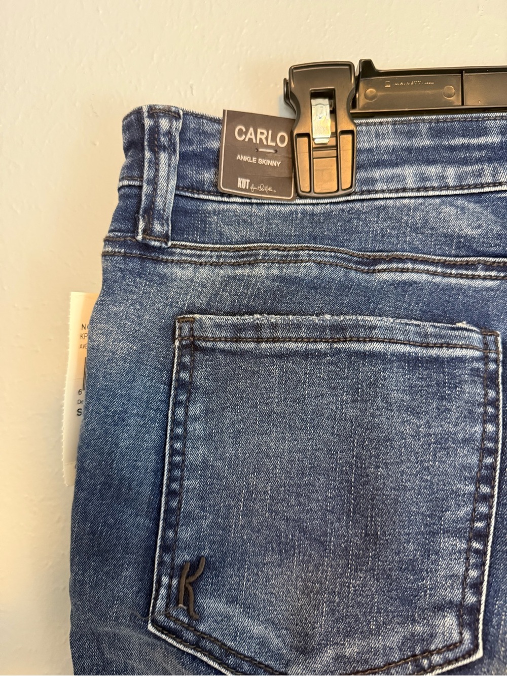NWT KUT from the Kloth Carlo Ankle Skinny Jeans Size 14 - Picture 4 of 8